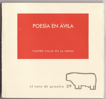 Poesía en Ávila. Cuatro calas en la misma.